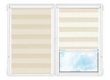 Рулонные кассетные шторы День Ночь Лацио 23 цена. Купить в «Мастерская Жалюзи»